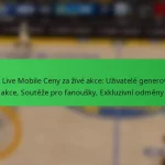NBA Live Mobile Ceny za živé akce: Uživatelé generované akce, Soutěže pro fanoušky, Exkluzivní odměny