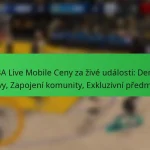NBA Live Mobile Ceny za živé události: Denní výzvy, Zapojení komunity, Exkluzivní předměty
