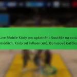 NBA Live Mobile Kódy pro uplatnění: Soutěže na sociálních médiích, Kódy od influencerů, Bonusové balíčky