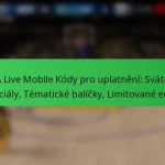 NBA Live Mobile Kódy pro uplatnění: Sváteční speciály, Tématické balíčky, Limitované edice